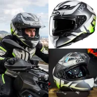 Casco HJC F71 Bard MC4HSF ECE22.06 con PinLock y visor solar