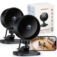 Cámara WiFi Interior 1080P FHD para Bebés y Mascotas - 2-Pack