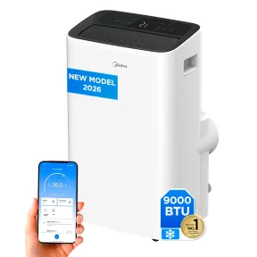 Aire Acondicionado Portátil MIDEA Pingüino 4 en 1 9.000 BTU