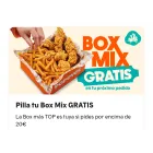 Consigue GRATIS un Box Mix de Popeyes en pedidos de 20€