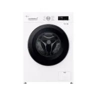 Lavadora blanca LG 9KG, A, 1400RPM, medidas 85x60x49cm