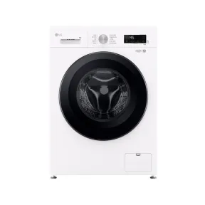 Lavadora blanca LG 9KG, A, 1400RPM, medidas 85x60x49cm
