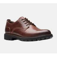 Derbies Batcombe Tie de piel marrón - CLARKS