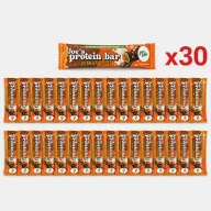 30 barritas de 25g con relleno de cacahuete proteicas