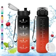 Botella de Agua con Filtro, 1000ml, Sin BPA - Vikaster