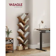 Estantería Vertical de 9 Niveles, Librería Árbol Espacial