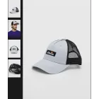 Gorra gris Ellesse DARLEN para un estilo moderno.