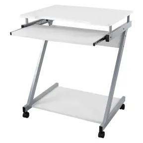 Escritorio Blanco en Forma de Z para Oficina o Hogar