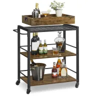 Carrito Auxiliar con Ruedas VASAGLE para Cocina