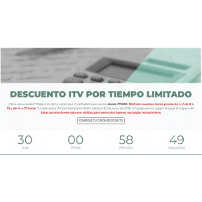 Promoción ITV GO en Madrid - 3 centros, 27.50€, horarios
