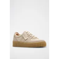 Zapatillas Mayhill de piel con plataforma - Clarks Beige