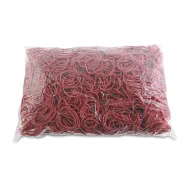 Bandas de goma rojas para oficina, 40 mm, 1000 g, caucho.