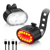 Luces Recargables para Bicicleta Delantera y Trasera Blendura