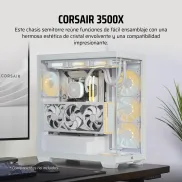 Caja de PC Corsair 3500X ATX - Cristal Templado Panorámico