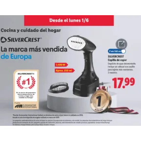 Cepillo de vapor SILVERCREST 1300 W para alisar y planchar