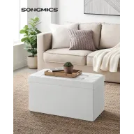 Banco de Almacenaje Plegable con Asiento Acolchado 89L