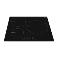 Placa de inducción OBH 3611-1, 3 zonas, 7200W, negra