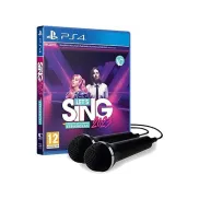 Let's Sing 2023 PS4 + 2 Micrófonos y Canciones Españolas