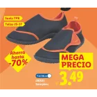 Escarpines para niños tallas 25 a 37
