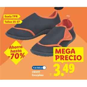 Escarpines para niños tallas 25 a 37