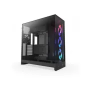 NZXT H9 Flow RGB - Caja E-ATX Negra con Doble Cristal