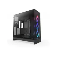NZXT H9 Flow RGB - Caja E-ATX Negra con Doble Cristal