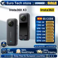 Cámara 360° Insta360 X3 5.7K HDR 48MP Lente Única
