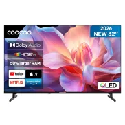 Smart TV Coocaa 32 Pulgadas QLED HD Ready, Netflix 2026