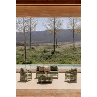 Sophie: conjunto de jardín con sofá, sillones y mesas de centro