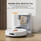 Aspirador robot con LiDAR y autovaciado (150 min, mascotas)