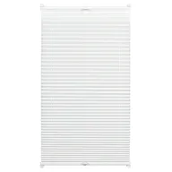 Persianas plisadas blancas 90 x 210 cm con montaje fácil