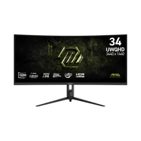 MSI MAG 342CQRF E20 | 34" UWQHD Curvo 200Hz y 0,5ms