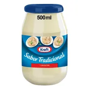 Salsa Mayonesa Tradicional Kraft 500ml Frasco