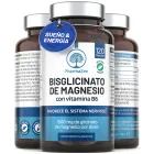 Cápsulas de Magnesio 1500 mg con Vitamina B6, veganas