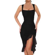 Últimas Unidades: Vestido de Verano Sin Mangas con Volante