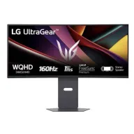 Monitor curvo LG UltraGear 34" 21:9 WQHD 160Hz regulable.