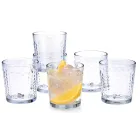 Vasos de cristal Gala QUID con diseño de burbujas - Pack 6