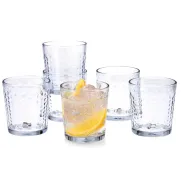 Vasos de cristal Gala QUID con diseño de burbujas - Pack 6