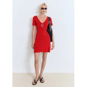 Vestido escote en lazo - disponible en rojo o negro
