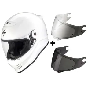 Pack Blanco Scorpion Covert FX con Pantalla Fotocromática
