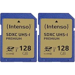 Paquete de 2 Tarjetas de Memoria SDXC 128 GB UHS-I