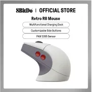 Ratón Retro NINTENDO 8BitDo R8 con sensor óptico PAW 3395