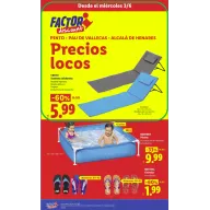 Colchoneta FACTORI de tumbona en LIDL.