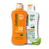 Pack Solar Babaria: Leche SPF 30 y After Sun Aloe Vera