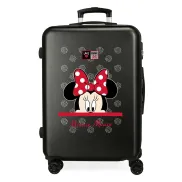 Maleta Mediana Disney My Pretty Bow Rígida Negra 70L