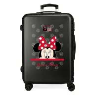 Maleta Mediana Disney My Pretty Bow Rígida Negra 70L