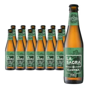 Cerveza Blonde Ale La Sagra - Caja 12 botellas 330 ml