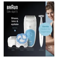 Depiladora eléctrica Braun Silk-épil: suave y versátil.