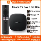 Xiaomi TV Box S 3ra Gen, 4K UHD, Google TV, Wi-Fi 6