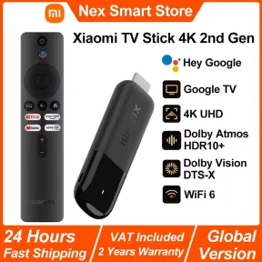 Google TV Xiaomi Stick 4K 2da Gen, WiFi 6 y Bluetooth 5.2